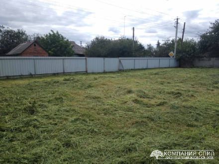 Розчищення ділянки від трави